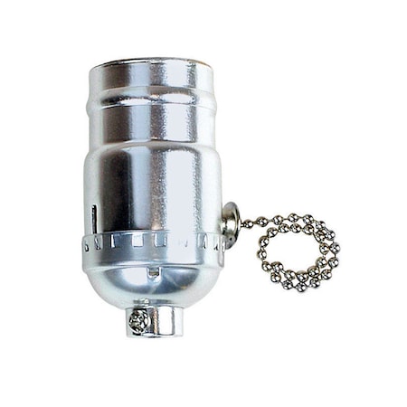 Jandorf Jandorf Metal Medium Base Pull Chain Socket 1 pk 60405